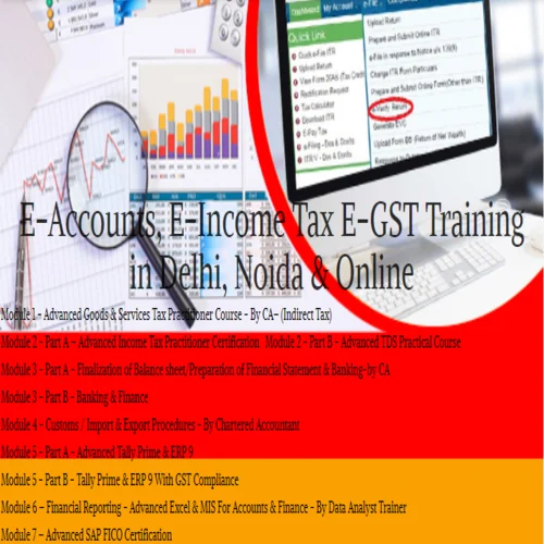 Industry-ready Accounting Training, Best Income Tax and GST Course in Delhi by “SLA Consultants”