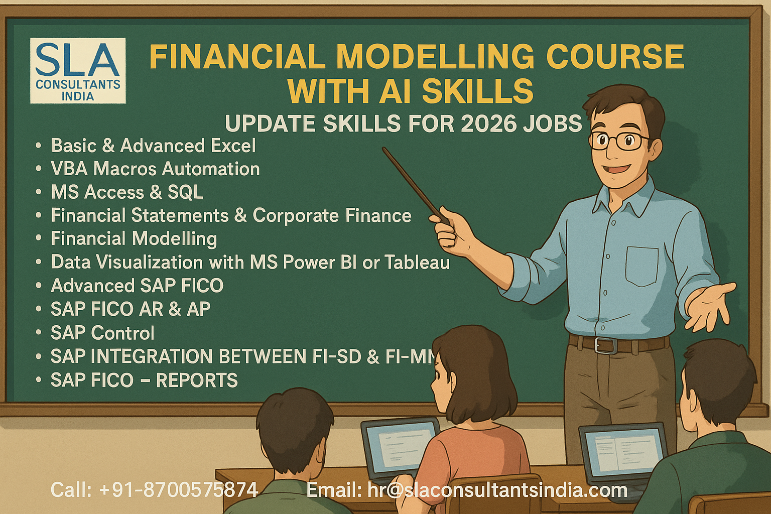 Best Financial Modelling Course with AI Skills, “More you learn, more you earn” Learn From “SLA Consultants India” Upskill with best Job in 2026