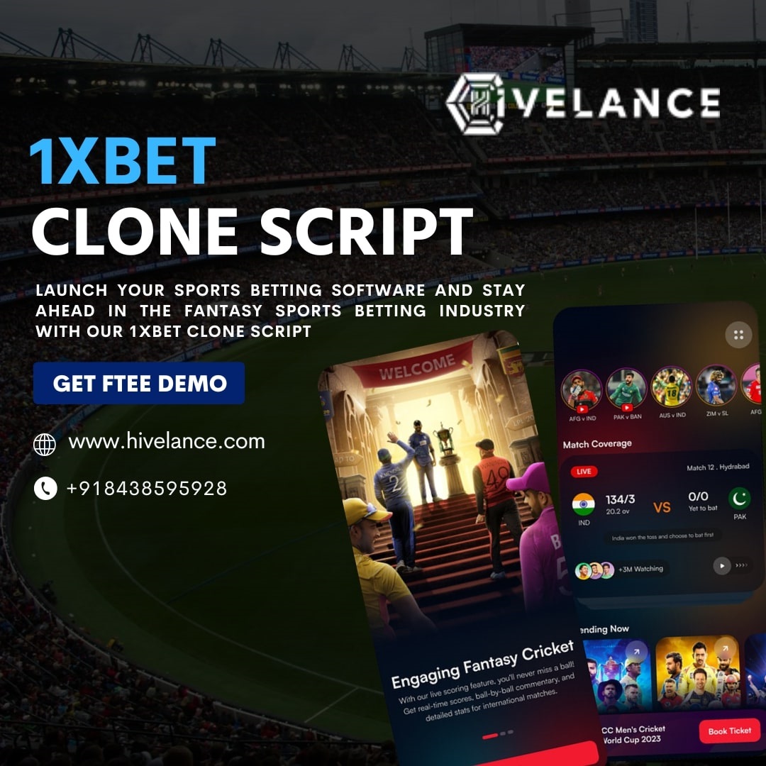Own a Fully Functional Sportsbook with 1xBet Clone Script | Free Marketing Assistance