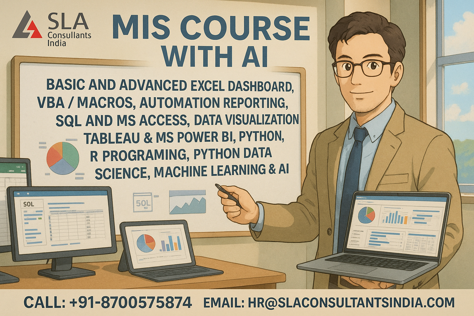 Microsoft MIS Training Course in Delhi, 100% Placement[2026] – Data Analyst Certification, SLA Analytics and Data Science Institute,