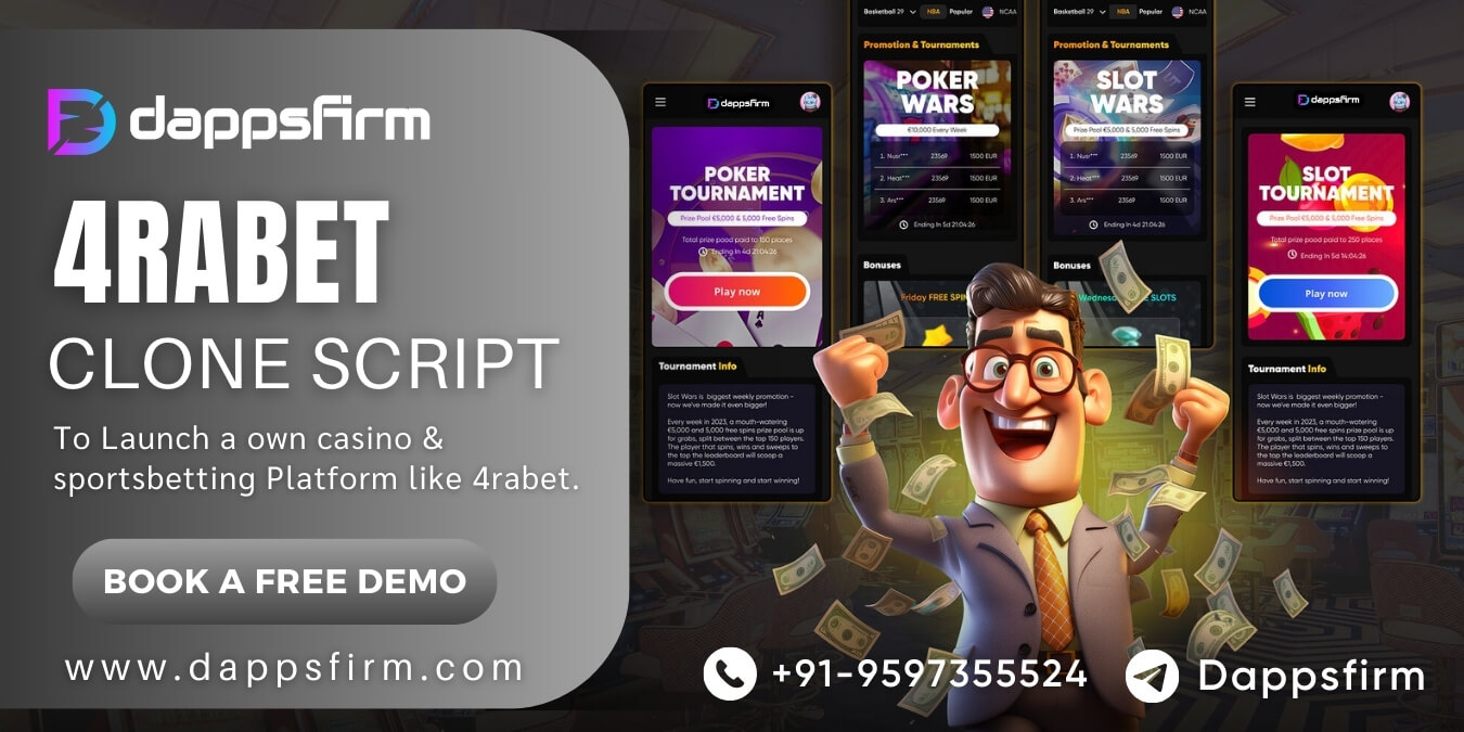 Multi-Game 4Rabet Clone Script for Online Casino Enterprises