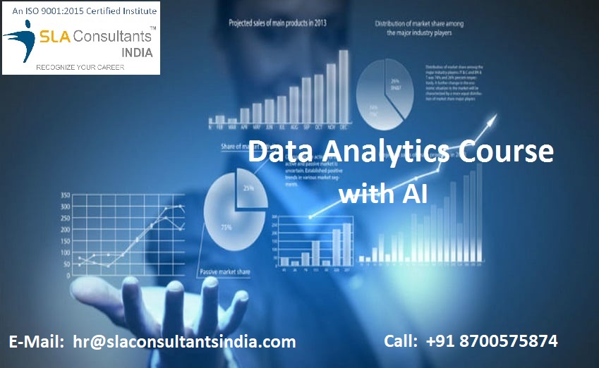 Data Analytics Institute in Delhi | Gain Job-Oriented Knowledge for Analytics and BI Careers, Get Free Alteryx, Prompt Engineering in Analytics & Gen AI Skills with IBM Certification Support by SLA Consultants India