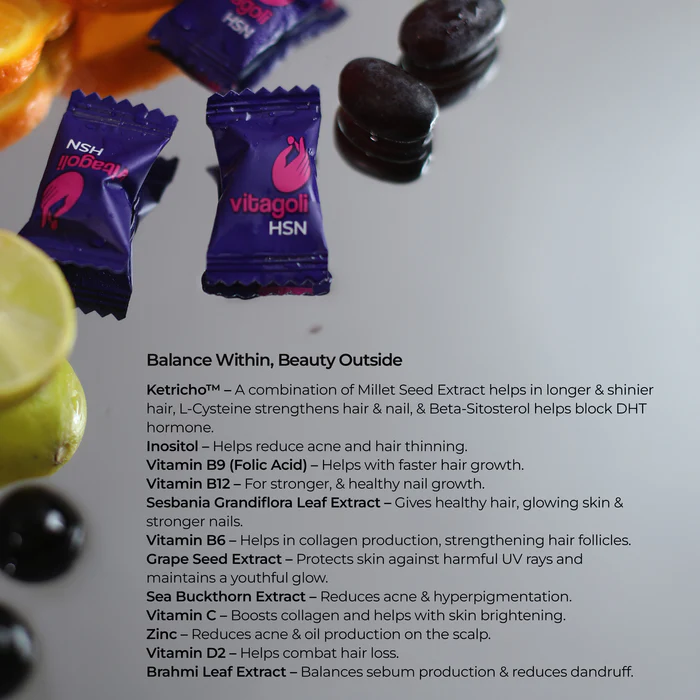Strong best gummies for hair and skin to enhance health