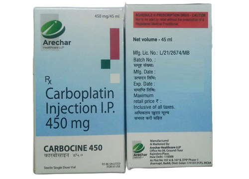 Advanced carboplatin injection for ovarian cancer therapy